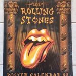The Rolling Stones poster calendar 1999 Óriás poszter falinaptár - 48x58 cm rock koncert fotók fotó