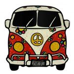 Tányéralátét Versa Peace and Love Kisteherautó Kerámia 20 x 20 cm fotó