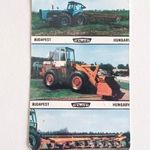 DUTRA traktor Vörös Csillag Traktorgyár retro kártyanaptár 1973 fotó