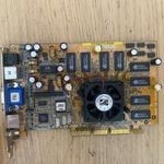 V7700TI/deluxe 64MB AGP videókártya használt, 1Ft-ról fotó
