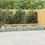 íves horganyzott vas gabion magaságyás 400x100x50 cm fotó