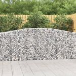 20 db íves horganyzott vas gabion kosár 400x30x100/120 cm fotó
