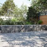 horganyzott vas gabion kosár fedéllel 400 x 100 x 50 cm fotó