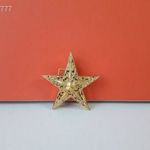 KARÁCSONYFADÍSZ különleges CSILLAG RETRO csipkézett karácsonyfa dísz ! EXTRA ! fotó