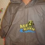 Újszerű 58-66-s 5XL-7XL-s kapucnis esőkabát, poncsó. fotó