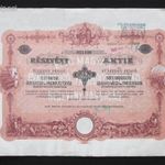 Első Magyar Gyapjúmosó és Finomposztógyár részvény 15 pengő 1939 fotó