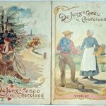 De Jong's Cacao (Utrecht) Kakaó reklám a 1900-as évek elejéről, LITHO. Nyomat fotó