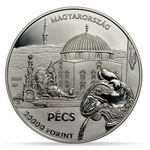 Ezüst Érme 20000Ft Baranya vármegye, Pécs 20000 Forint Érem PP 2024 UNC Proof fotó