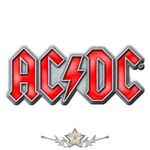 AC/DC - RED LOGO. import fém jelvény fotó