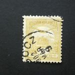 Magyarország 1900 Turul 6 f sárgásolaj D fotó