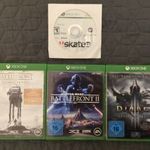 Karcos, sérült Xbox játékok (3 db Xbox one + 1 db Xbox 360) fotó