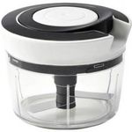 Qdesign 190-033 Kézi mini zöldség aprító, fekete/fehér fotó