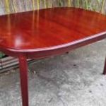Elegáns bővithető mahagoni étkezőasztal - asztal 150cm plusz 50cm széles fotó