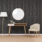 24 db fekete XPS kőmintás fali panel 50 x 50 cm 6 m? fotó