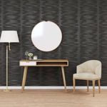 48 db fekete XPS kőmintás fali panel 50 x 50 cm 12 m? fotó