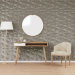24 db betonszürke XPS gyémántmintás fali panel 50 x 50 cm 6 m? fotó