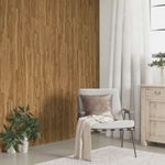 barna fa megjelenésű PVC fali panel 4, 12 m? fotó