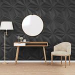 24 db fekete XPS csillagmintás fali panel 50 x 50 cm 6 m? fotó