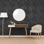 12 db fekete XPS csillagmintás fali panel 50 x 50 cm 3 m? fotó