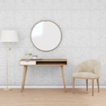 24 db fehér XPS ametisztmintás fali panel 50 x 50 cm 6 m? fotó