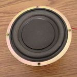 Sík membrános hangszóró 1db 4ohm 15W 11, 5cm sub woofer mélynyomó fotó