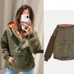 Zara kapucnis belebújós dzseki/kabát XS / S ÚJ fotó