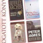Tökéletes másolat - Éjféli nap - Marley és mi - Kegyetlen tréfa - Peter James - Jeffrey Archer - ... fotó