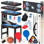 5 az 1-ben többfunkciós játékasztal, biliárdasztal, íjászasztal, jégkorongasztal, ping-pong aszta... fotó
