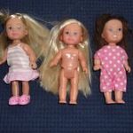 3 db pici (11-12 cm) Barbie baba egyben eladó (az ár 3 db-a vonatkozik) fotó