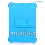 Apple iPad Mini, Mini 2, Mini 3, Szilikon tablettok, Erősített, Kitámasztó, Kék fotó