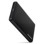 Axagon EE25-SL USB 3.2 fekete csavar nélküli külső HDD/SSD ház fotó