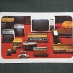 Kártyanaptár, ÁFÉSZ iparcikk üzletek, Videoton rádió, televízió, 1979 (2) fotó