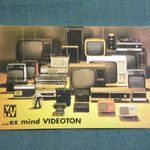 Kártyanaptár, Videoton, rádió, televízió, magnó, 1978 (1) fotó