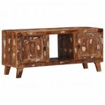 tömör újrahasznosított fa TV-szekrény 105x46x32 cm fotó