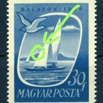 1959 BALATON 30f tévnyomat postatiszta * lehelletnyi falcnyommal még nem katalogizált! (e37) fotó