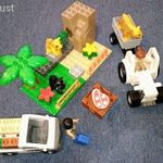 LEGO DUPLO ZOO+KROKODIL+ALAPLAP 38x38 cm+KOCKÁK+ÁLLATOK+TÁROLÓ DOBOZ fotó