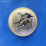 Magyar Olimpiai Bizottság 10 000 Ft-os. Ez az egyik legszebb ezüst emlékpénzünk! fotó