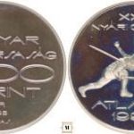 1000 forint XXVI. Nyári Olimpia Atlanta 1995 BP PP fotó