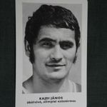 Kártyanaptár, Sportpropaganda, Olimpia bajnokok, Kajdi János ökölvívó, ezüstérmes, 1973 (1) fotó