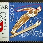 Lemezhiba: 1963. Téli Olimpia 70 f, barna kontúr a jelölthelyen fotó