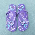 HAVAIANAS lila virágos női papucs kb 40/41-es lábra ÚJszerű! fotó