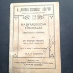 1921 Magyarország Földrajza cserkészek számára; 48 old., első kiadás; m: 10x14cm fotó