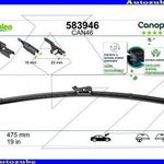 HONDA CIVIC 11 2021.07-től Ablaktörlő lapát utas oldal 1db/475mm (CAN46) {VALEO} CANOPY fotó