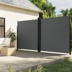 antracitszürke behúzható oldalsó napellenző 220 x 1000 cm fotó