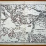 1871 A Keletrómai Birodalom Magyarországgal nagy méretű térképe (37 cm x 45 cm ) fotó