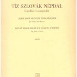 Bartók Béla: Tíz szlovák népdal hegedűre és zongorára fotó