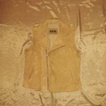 MASSIMO DUTTI női ujjatlan bőrdzseki / bőrmellény - M - Hibátlan - 3db nincs posta ! fotó