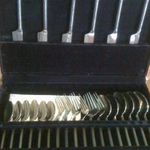 6 SZEMÉLYES EVŐESZKÖZ Nivat ( GOA) KÉZI KÉSZÍTÉSŰ ACÉL fotó