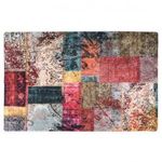többszínű foltvarrott csúszásmentes mosható szőnyeg 80 x 150 cm fotó