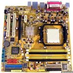 ASUS M2NPV-VM AMD AM-2 SATA-RAID PCI-E + AM2-es SEMPRON 2800-as PROCESSZOR + HŰTŐ fotó